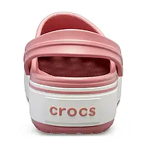 Crocs Crocband Platform Clog Blossom/White Чоловічі Сабо Крокс Крокбенд Платформ Пудра — Оригінал, фото 4