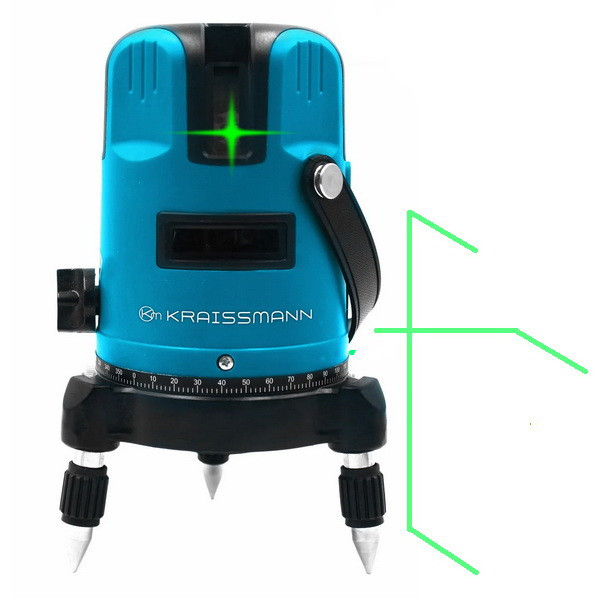 Лазерний нівелір Kraissmann 5 LL 30 (Зелений промінь)