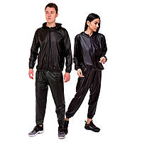 Костюм-сауна костюм для похудения весогонка костюм для сброса веса женский SIBOTE черный ST-2052: Gsport XL