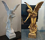 Скульптура ангела на могилу. Статуя Ангел із трояндами No3 з полімеру 76 см, фото 10