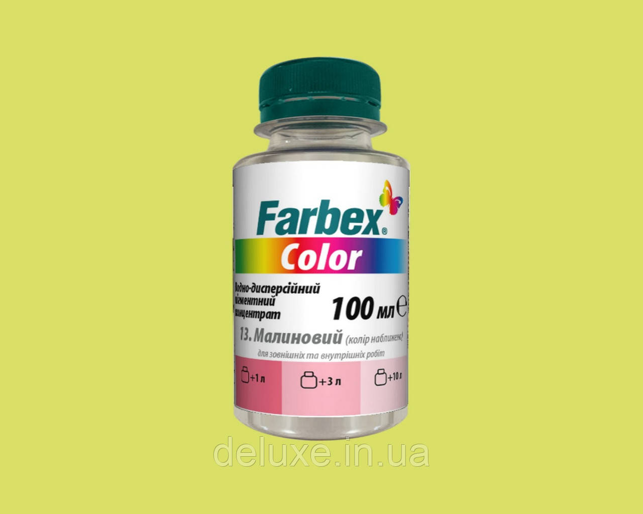 Пігментний концентрат Color універсальний, лайм, 100мл, ТМ "Farbex"