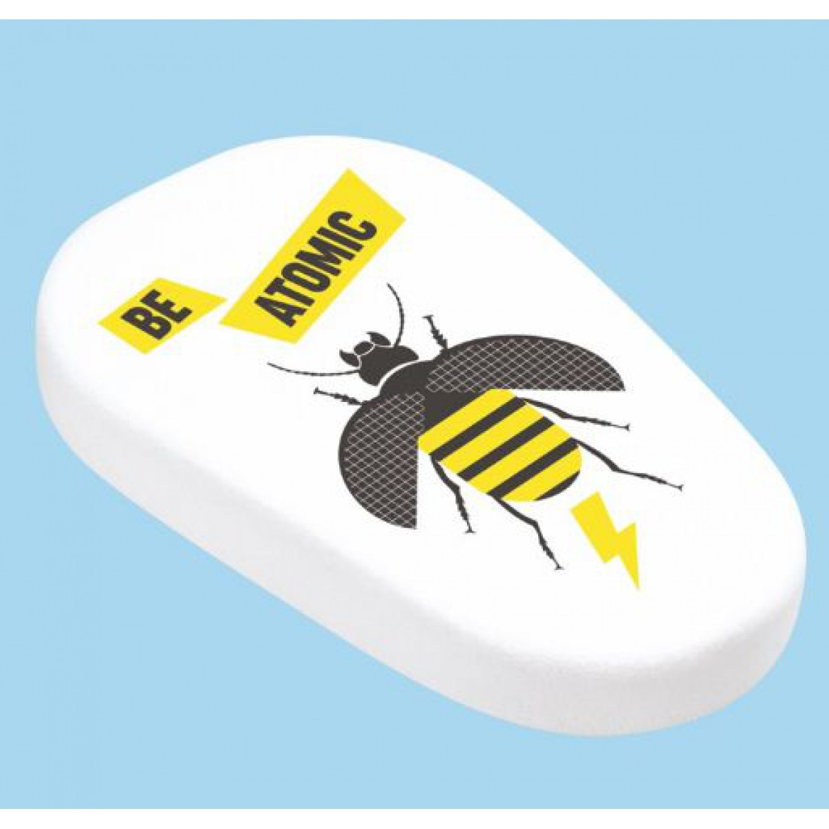 Гумка Milan Be Atomic овальна біла 5*3*0.7см (4727PNM), фото 1