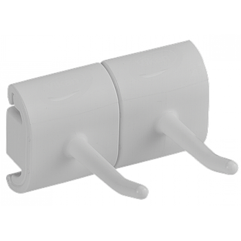 Кріплення на 2 предмета Vikan (2 гаки) біле