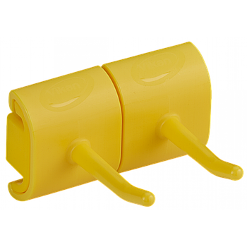 Кріплення на 2 предмета Vikan (2 гаки) жовте