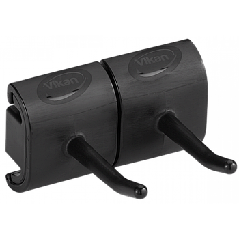 Кріплення на 2 предмета Vikan (2 гаки) чорне