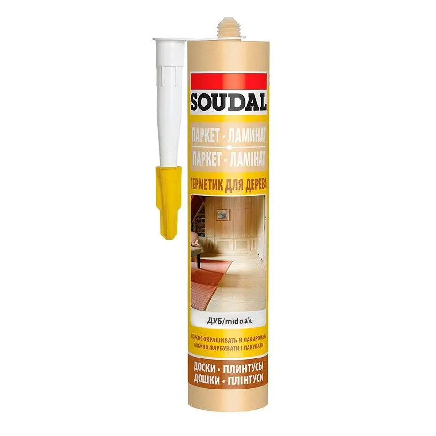 Герметик SOUDAL герметик для дерева Дуб 280 мл