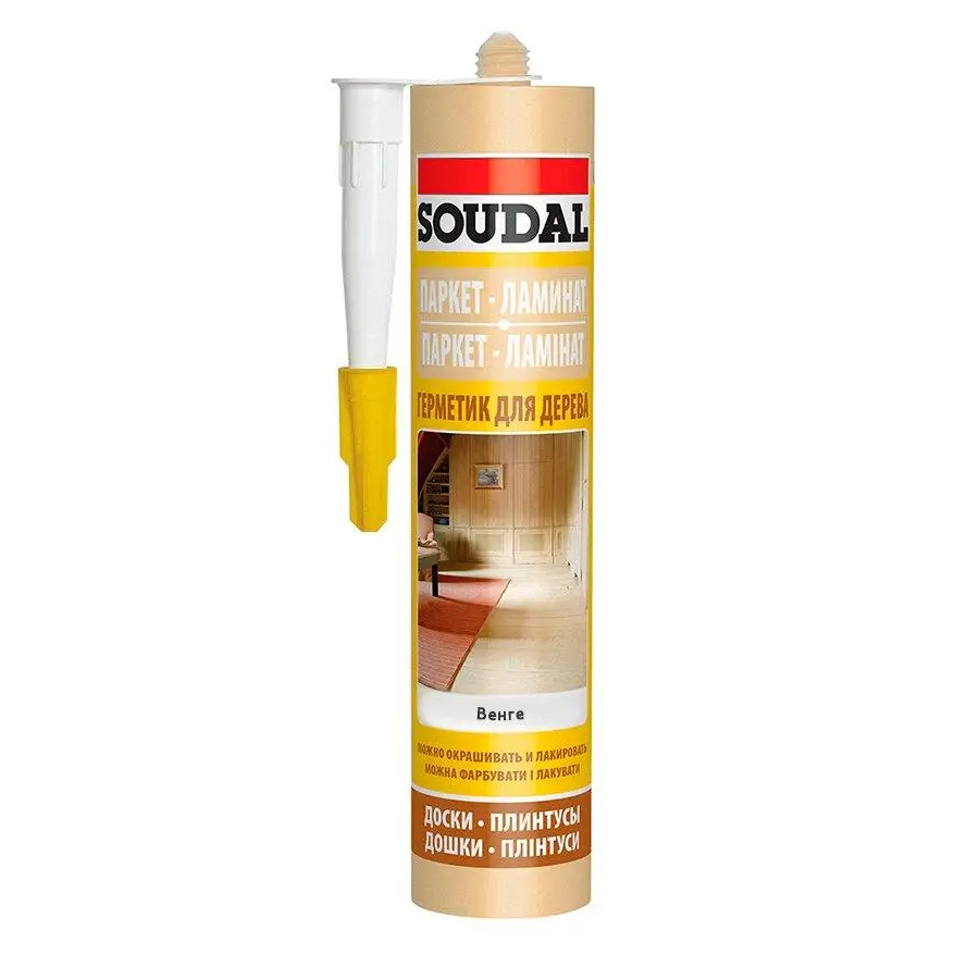 Герметик SOUDAL герметик для дерева Венге 280 мл