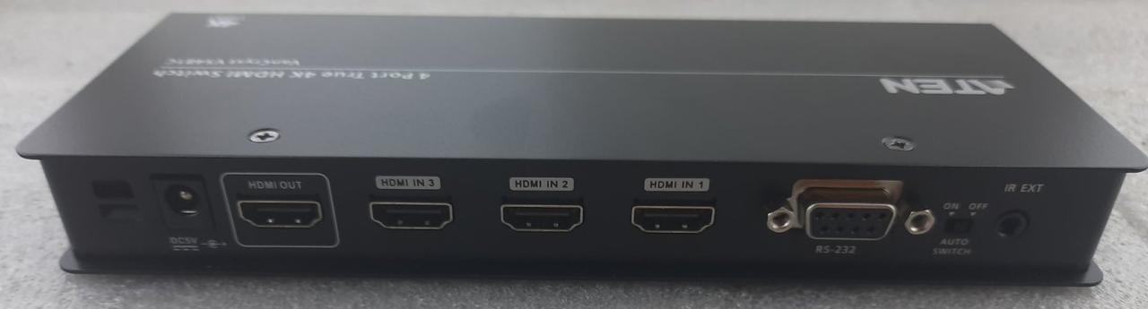 4-портовий комутатор HDMI True 4K VS481C/HDMI-джерела до одного HDMI-дисплея