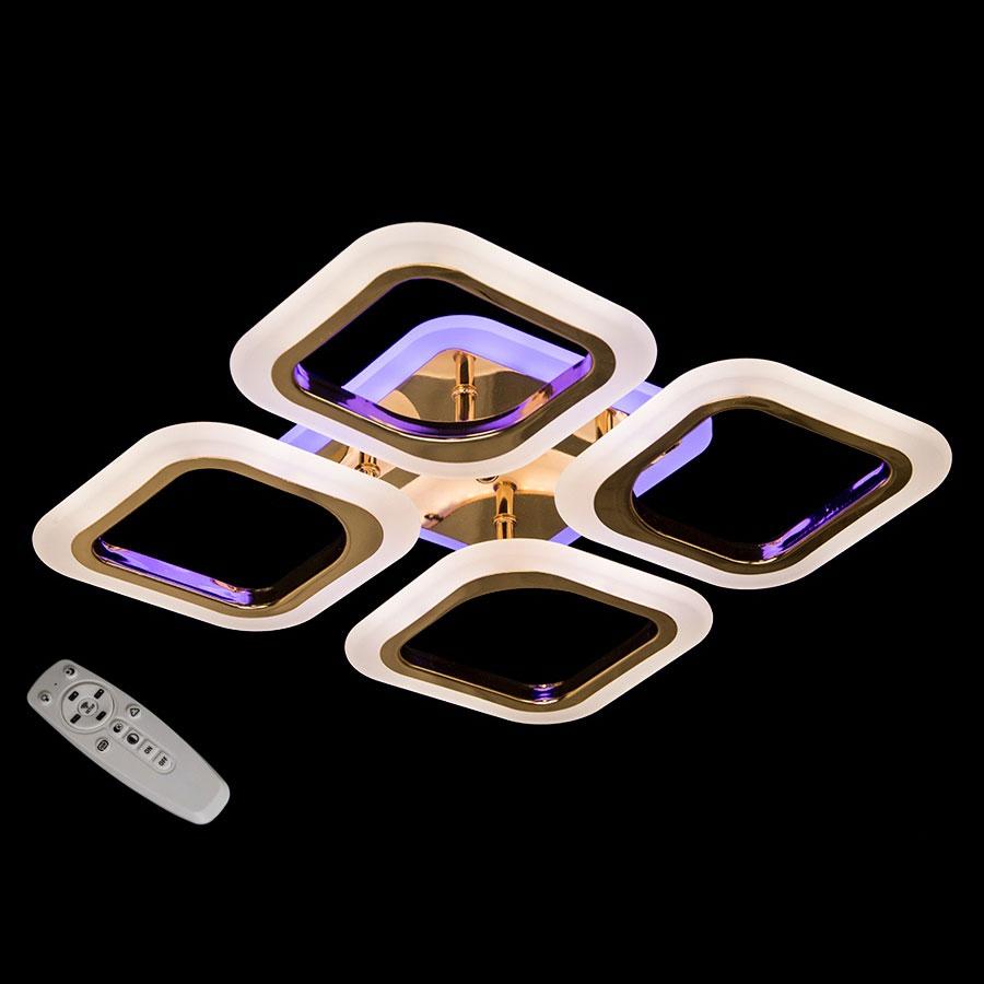 Потолочная люстра светодиодная с пультом AS8060/4G 3color ☎+38967773110