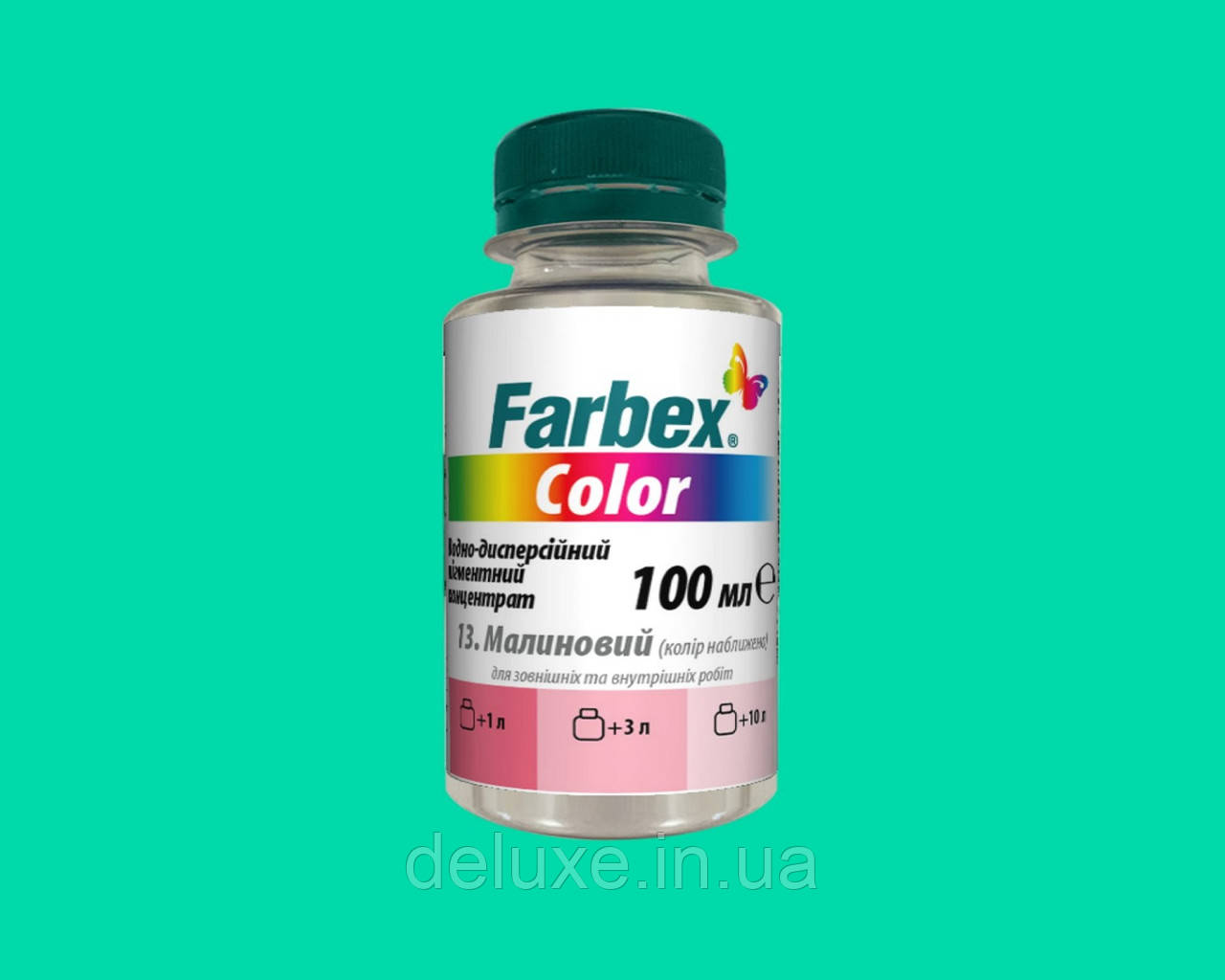 Пігментний концентрат Color універсальний, зелений, 100мл, ТМ "Farbex"