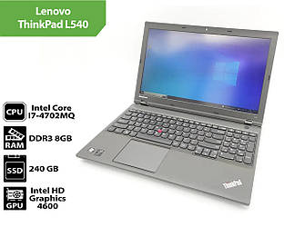 Ноутбук Lenovo ThinkPad L540 (15.6" / I7-4702MQ / 8Gb / SSD 240Gb)