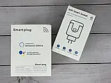 Розумна розетка Wi-Fi Smart Plug 16А 3500W, вай фай розетка, Smart Life / Tuya Smart/Google home и Alexa з моніторингом споживання, фото 9