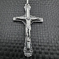 Масивний срібний чоловічий хрест 13 г на шию Срібло 925 проби