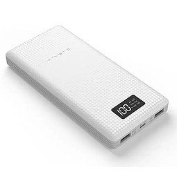 Зовнішній акумулятор Power Bank Pineng PN-969 20000mAh Білий