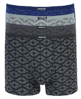 Чоловічі бамбукові труси боксери тонкі з вузькою резинкою Indena L