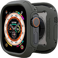 Фірмовий чохол зі склом elkson Rugged Quattro 2.0 для Apple Watch Ultra 2/Ultra 49 mm, Чорний, фото 10