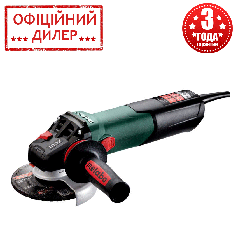 Кутова шліфувальна машина, Болгарка Metabo WEV 17-125 Quick Inox