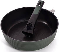 Сковорода-сотейник Fissman Brilliant Ø24см mebelime з антипригарним покриттям XylanPlus, фото 4