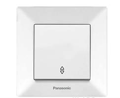 Вимикач 1-й прохідний білий Panasonic Arkedia Slim