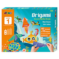 Набор для творчества, оригами "Подводный мир океана", 40 листов