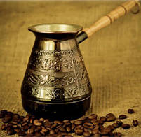 Турка мідна "Квіти" 500мл mebelime mebelime, фото 2