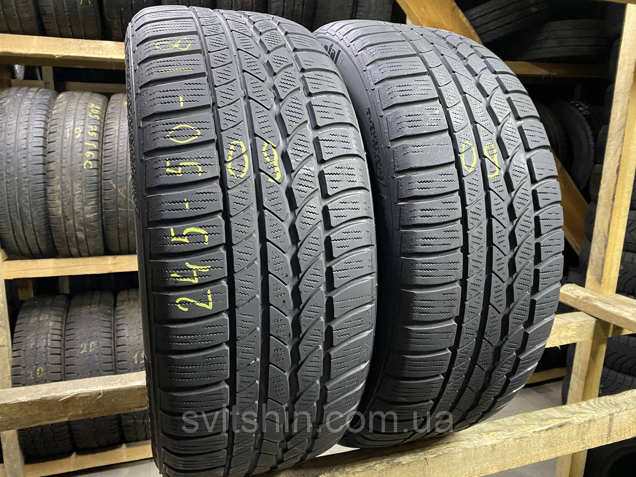 Шини зима 245/50R18 Continental ContiWinterContact 6мм 2шт