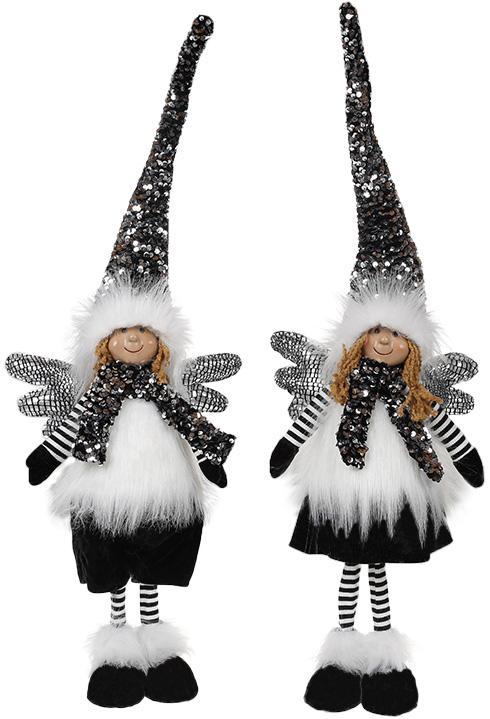 М'яка іграшка «Янгол buuba Black&White» 20х12х75см buuba, фото 1