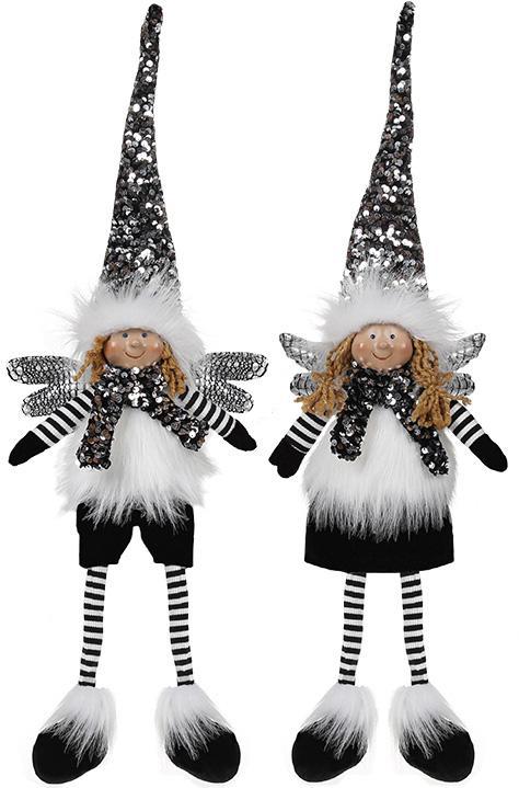 М'яка іграшка «Янгол buuba Black&White» 16х10х65см buuba  , сидячий, фото 1