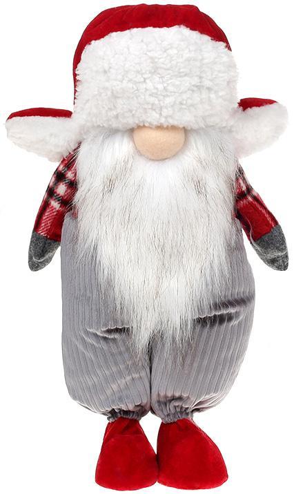 М'яка іграшка «Гномик Red&Grey» 20х12х32см buuba, фото 1