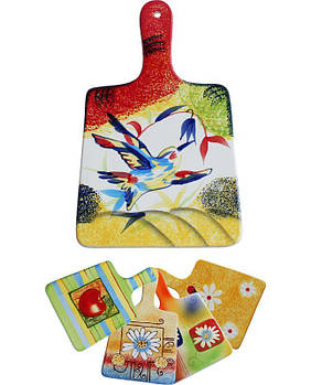 Підставка під гаряче "Дощечка кольорова" МІКС 24х15см mebelime керамічна