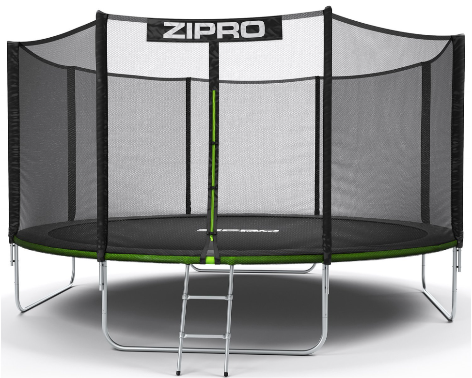 Великий садовий дитячий батут Zipro Jump Pro 435 см із зовнішньою сіткою Оригінал