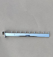Флейта (кронштейн) хром на овальну перемичку 9 штирьків 35 см