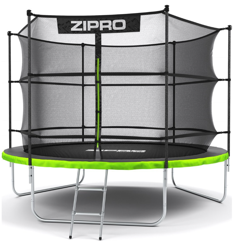 Дитячий батут із навантаженням до 150кг Zipro 252 см із внутрішньою захисною сіткою Jump Pro