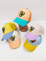 Бейсболки з сіткою для дітей оптом, р.52