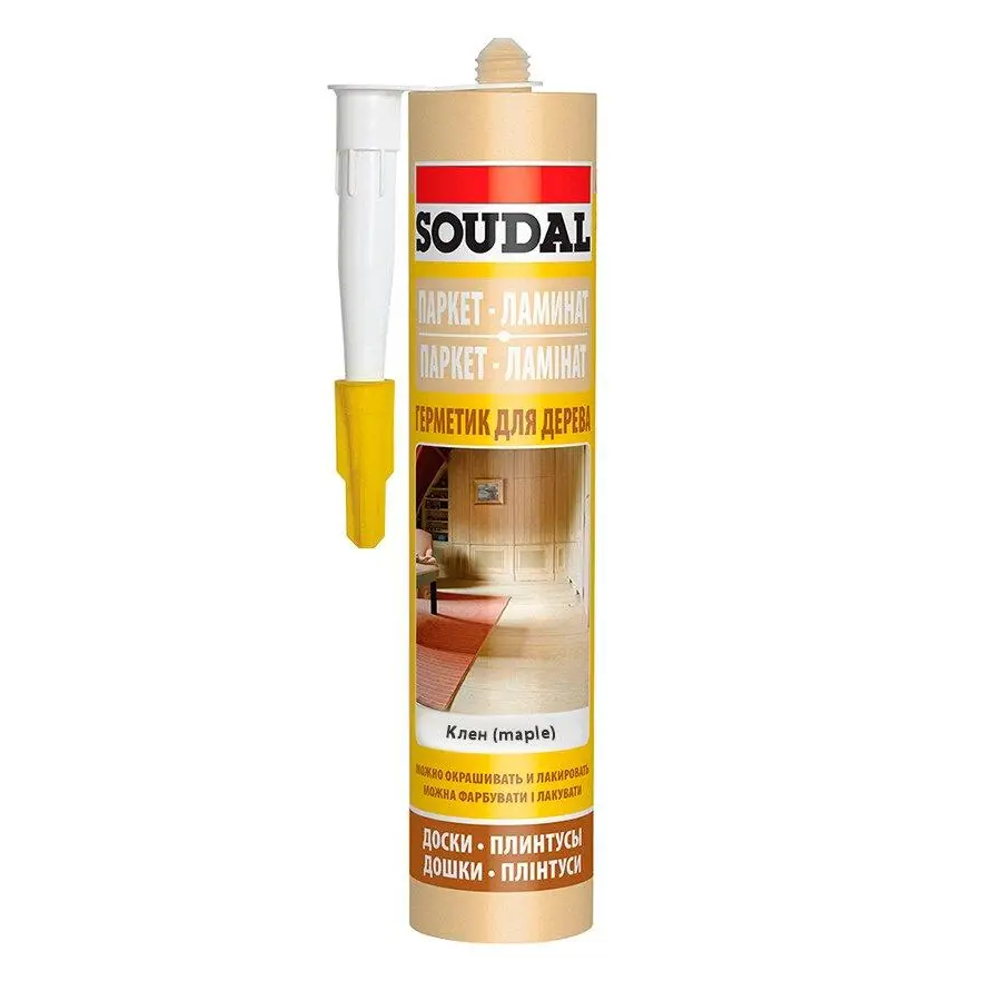 Герметик SOUDAL герметик для дерева Клен 280 мл