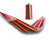 Гамак мексиканський тканинний підвісний для дачі з планкою 200 х 80 Travel Hammock Grand, фото 4