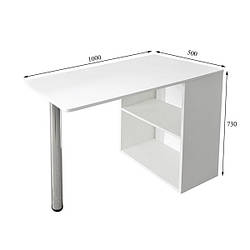 Манікюрний стіл складаний з місткими полицями Орфей