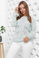Красивый свитер женский 164 Мятный