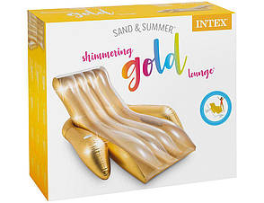 Надувне крісло-шезлонг для плавання Intex 56803 (175х119 см), фото 5