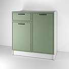 Тумба напольна в кухню з МДФ фасадом і висувним ящиком Кухонна тумбочка без стільниці Модулі для кухні, фото 5