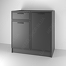 Тумба напольна в кухню з МДФ фасадом і висувним ящиком Кухонна тумбочка без стільниці Модулі для кухні, фото 9