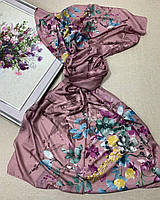 Модный весенне-осенний шарф из вискозы с растительным принтом 70*180см