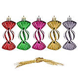 Набір ялинкових іграшок Springos h=6 см 5 шт CA0162, фото 2