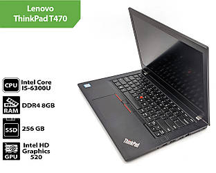 Ноутбук Lenovo ThinkPad T470 (14.0" / Intel Core I5-6300U / 8Gb / SSD 256Gb)