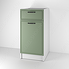 Тумбочка на кухню з ящиком і МДФ фасадом Тумба кухонна без стільниці з корпусом із ЛДСП Модулі для кухні, фото 4