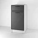 Тумбочка на кухню з ящиком і МДФ фасадом Тумба кухонна без стільниці з корпусом із ЛДСП Модулі для кухні, фото 5