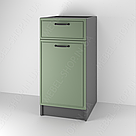 Тумбочка на кухню з ящиком і МДФ фасадом Тумба кухонна без стільниці з корпусом із ЛДСП Модулі для кухні, фото 6