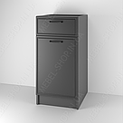 Тумбочка на кухню з ящиком і МДФ фасадом Тумба кухонна без стільниці з корпусом із ЛДСП Модулі для кухні, фото 8