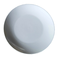 Тарілка керамічна кругла 20 см (біла) | СНТ