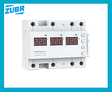 Реле напруги ZUBR D6-40 Red трифазове